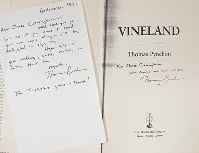 Lot 200 - An inscribed first edition of Thomas Pynchon's Vineland