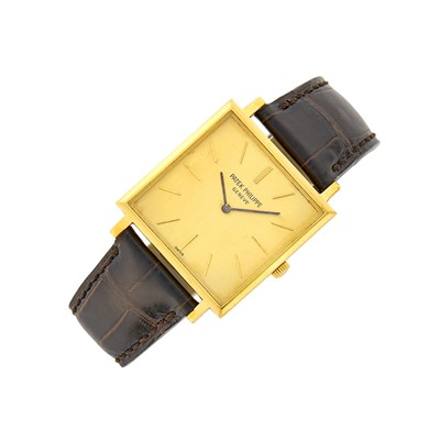 Lot 1038 - Patek Philippe Gentleman's Gold Wristwatch, Ref. 3555