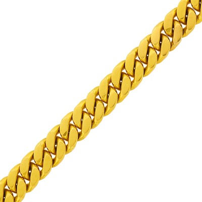 Lot 5 - High Karat Gold Curb Link Bracelet