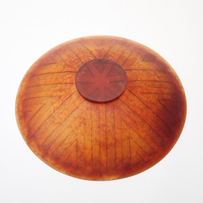 Lot 295 - Daum Acid-Etched Glass Center Bowl