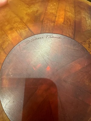 Lot 295 - Daum Acid-Etched Glass Center Bowl