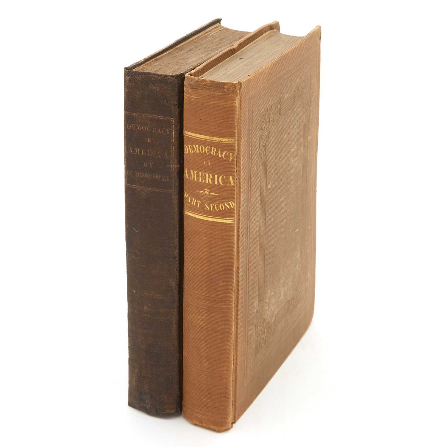 Lot 242 - The first edition of Tocqueville, with an important association