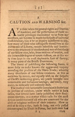 Lot 230 - The scarce and important first edition of this 1766 anti-slavery tract