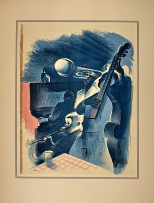 Lot Al Hirschfeld's iconic depiction of 1930s Harlem, rare inscribed