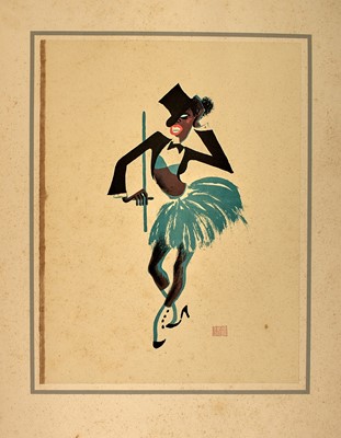 Lot Al Hirschfeld's iconic depiction of 1930s Harlem, rare inscribed