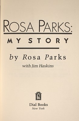 Lot 265 - Signed by Rosa Parks