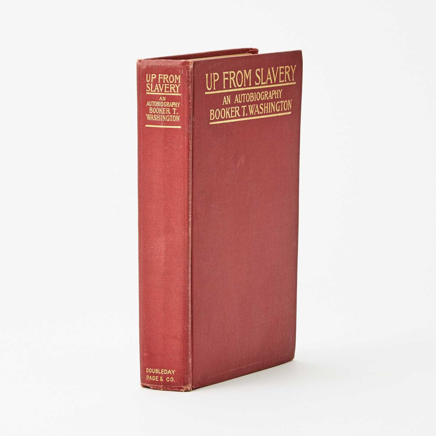Lot 262 - The first edition of Booker T. Washington's autobiography