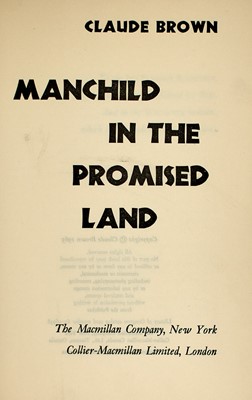 Lot 264 - Brown's Manchild in the Promised Land, inscribed