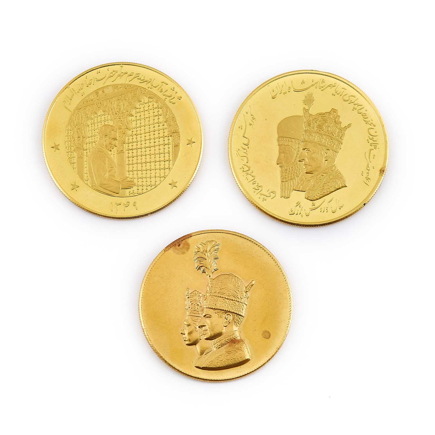 Lot 34 - Iran Gold Medals