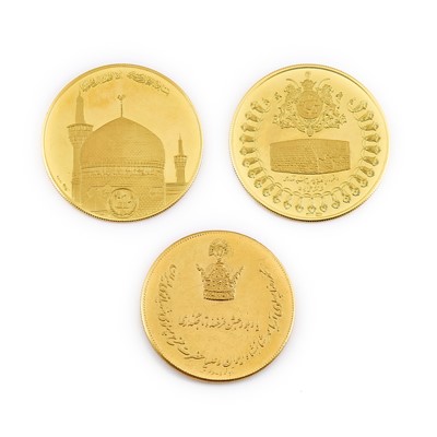 Lot 34 - Iran Gold Medals