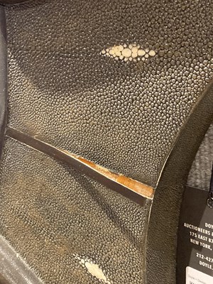 Lot 829 - R&Y Augousti Shagreen Mirror