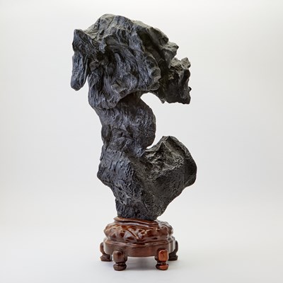 Lot 379 - A Chinese Scholar's Rock and Stand