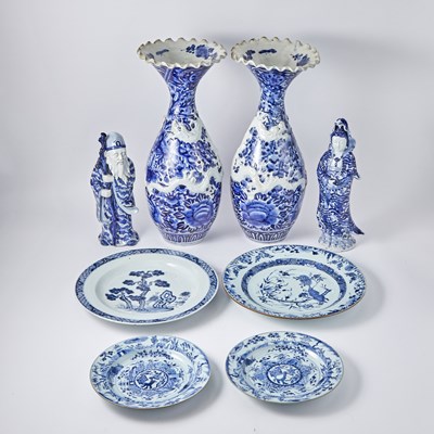 Lot 397 - A Group of Chinese Blue and White Porcelain Articles