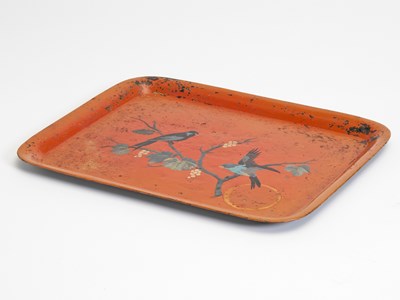 Lot 342 - Victorian Painted Tole Tray