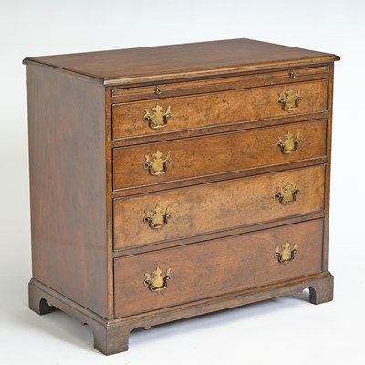 Lot 376 - George III Style Walnut Chest of Drawers