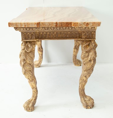 Lot 296 - George II Style Giltwood Console Table