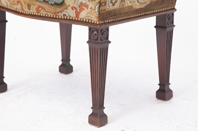 Lot 300 - George III  Mahogany Stool in the manner of Thomas Chippendale