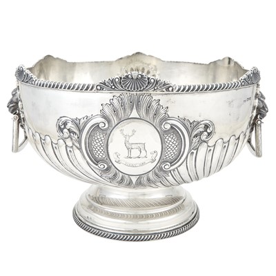 Lot 156 - Victorian Sterling Silver Punch Bowl