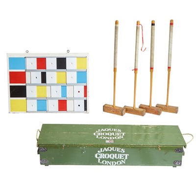 Lot 404 - An early Croquet Set by Jaques, London