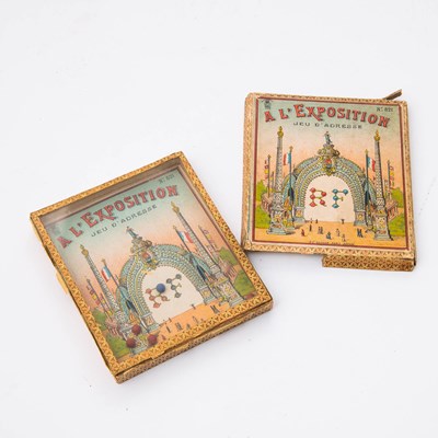 Lot 354 - A group of rolling ball dexterity puzzles and a pinball game