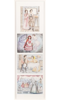 Lot 295 - Four designs for Into the Woods