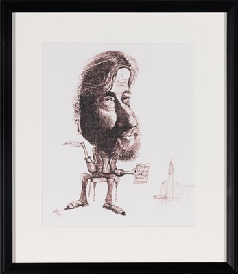 Lot 237 - Eight Caricatures of Stephen Sondheim
