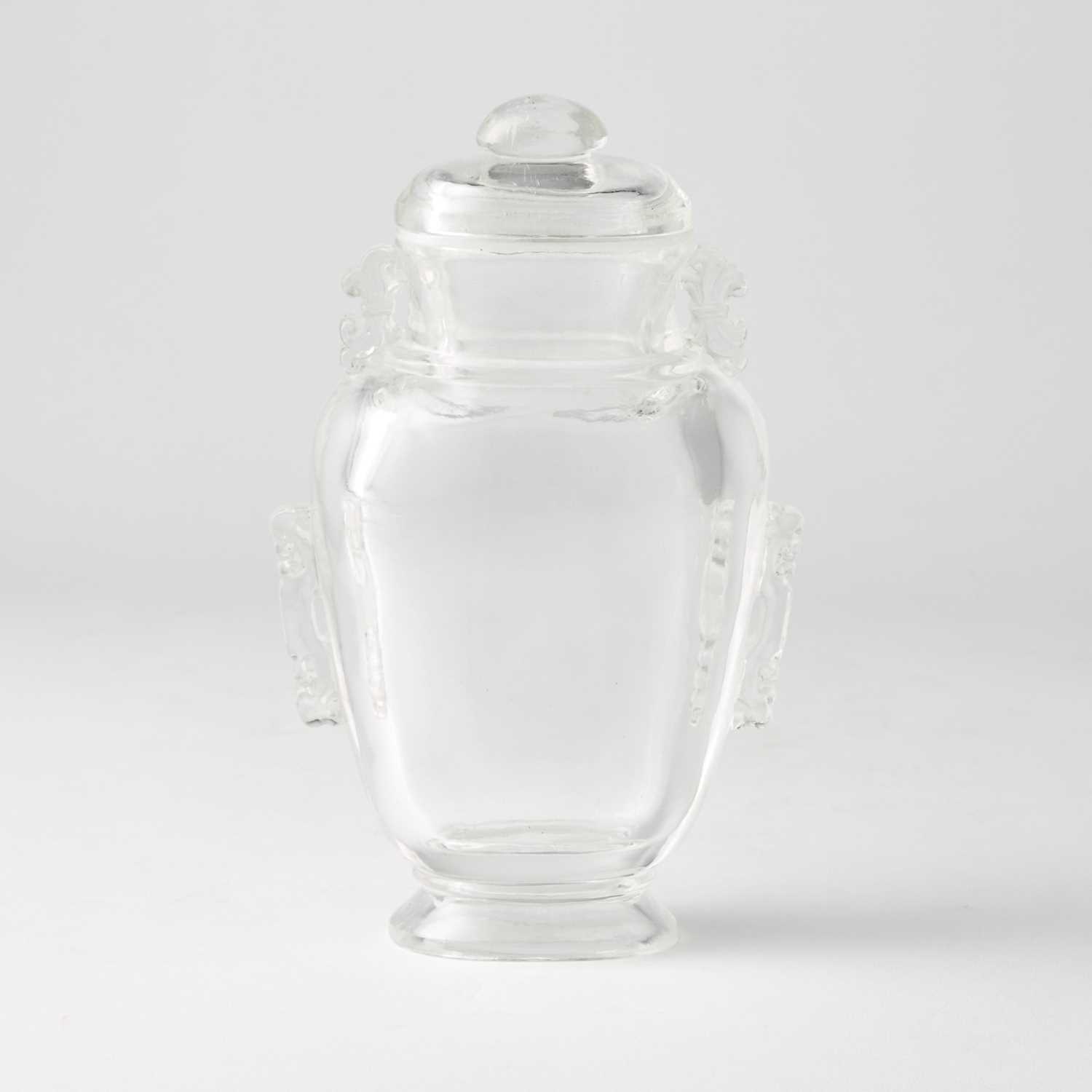 Lot 15 - A Chinese Rock Crystal Vase and Cover
