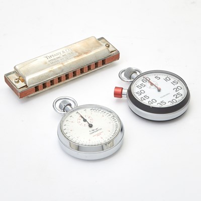 Lot 217 - Tiffany & Co. Harmonica and Two Tempo Watches