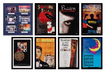 Lot 75 - Kennedy Center Posters of Stephen Sondheim Performances