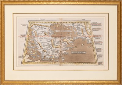 Lot 543 - An important early map of the Arabian Peninsula from the 1486 Ulm Ptolemy