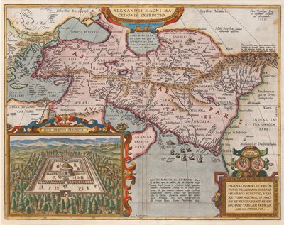 Lot 27 - Ortelius' classical map of Alexander the Great's conquests, from Macedonia to India