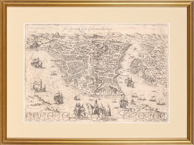 Lot 4 - Braun and Hogenberg's view of sixteenth-century Istanbul