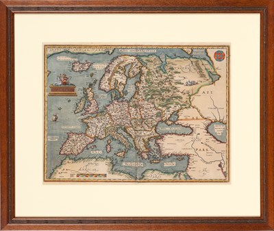 Lot 20 - A finely colored example of Ortelius' map of Europe