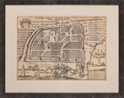 Lot 552 - Braun and Hogenberg's 16th-century view of Moscow