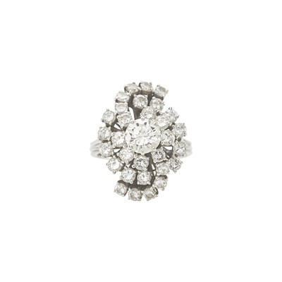 Lot 2243 - White Gold and Diamond Ring