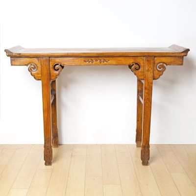 Lot 140 - A Chinese Hualimu Altar Table