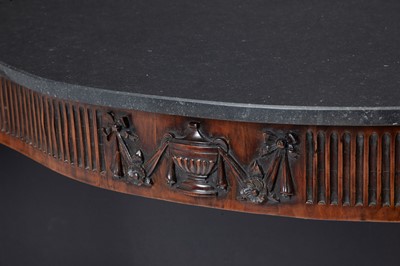 Lot 129 - George III Style Mahogany Marble Top Console