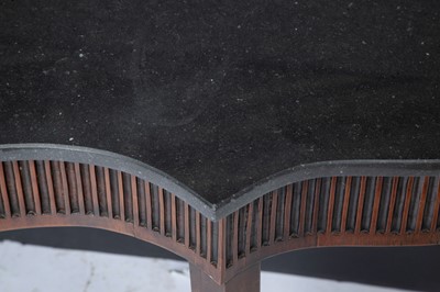 Lot 129 - George III Style Mahogany Marble Top Console