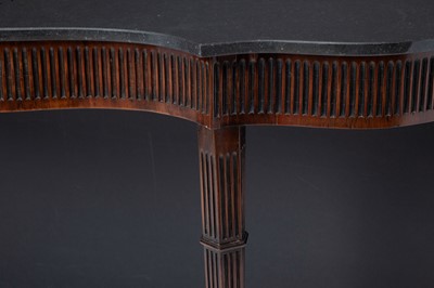 Lot 129 - George III Style Mahogany Marble Top Console