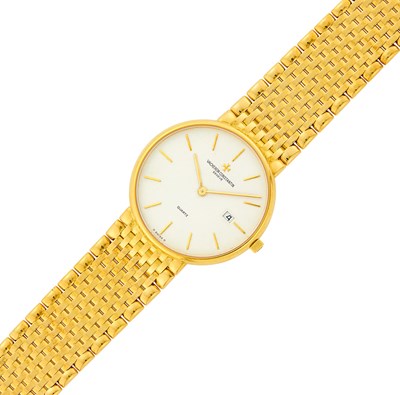 Lot 1044 - Vacheron & Constantin Gentleman's Gold 'Patrimony' Wristwatch, Ref. 74001/75002