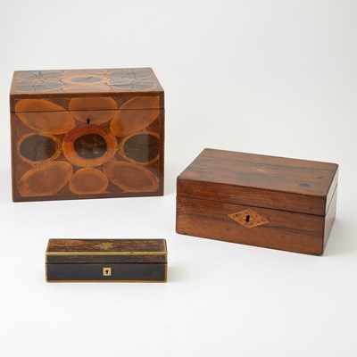 Lot 20 - Laburnum Wood Oyster-Veneered Box