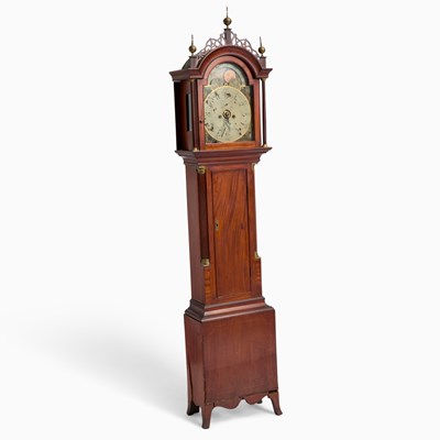 Lot 426 - Federal Inlaid Mahogany Tall Case Clock