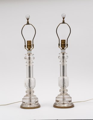 Lot 1146 - Pair of Archimede Seguso Glass Lamps