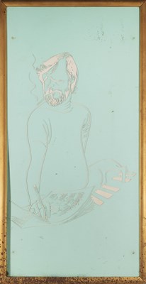 Lot 241 - Large Portrait of Stephen Sondheim After the Al Hirschfeld Original