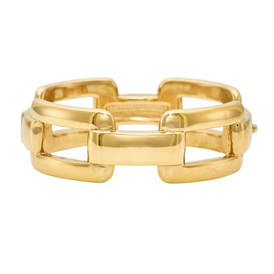 Lot 2027 - Gold Cuff Bangle Bangle Bracelet
