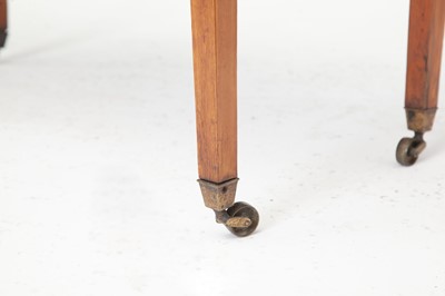 Lot 152 - George III Satinwood and Marquetry Games Table