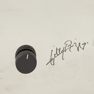 Lot 817 - Pair of Willy Rizzo Chrome-Plated Steel, Copper and Brass "Love" Table Lamps