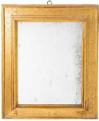 Lot 353 - Continental Giltwood Picture Frame with Mirror Plate
