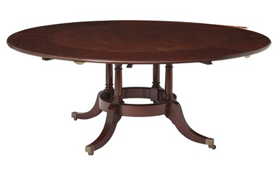 Lot 348 - Regency Style Mahogany Circular Dining Table