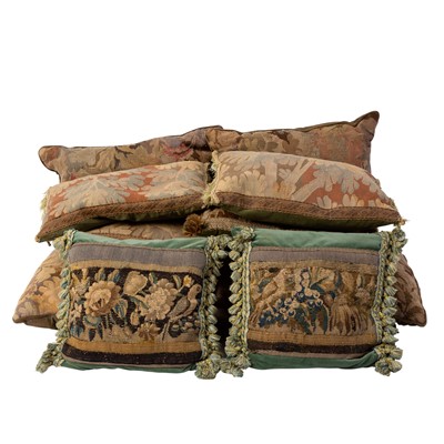 Lot 391 - Group of Ten Tapestry Pillows